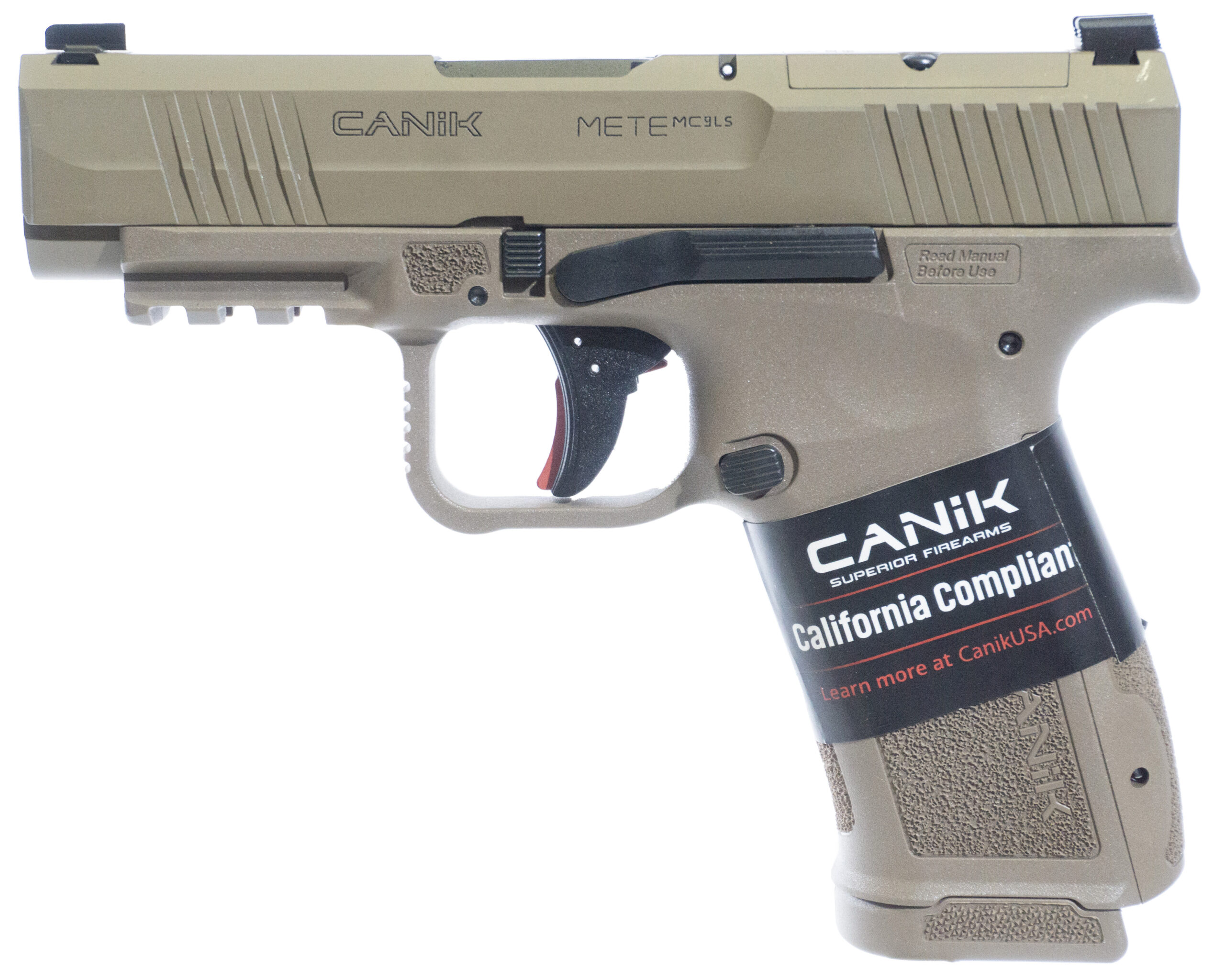 CENT METE MC9 LS FDE 9MM 3.63 10RD CA COMP