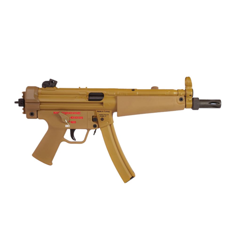 Century Arms AP5 RAL800 Handgun 9mm Luger 30rd Magazines (3) 8.9″ 1/2×28 Threaded Barrel FDE