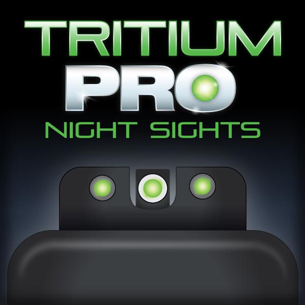 Truglo Tritium Night Sights – Ruger LC9 / 9s / 380 – Green Front/Rear Green