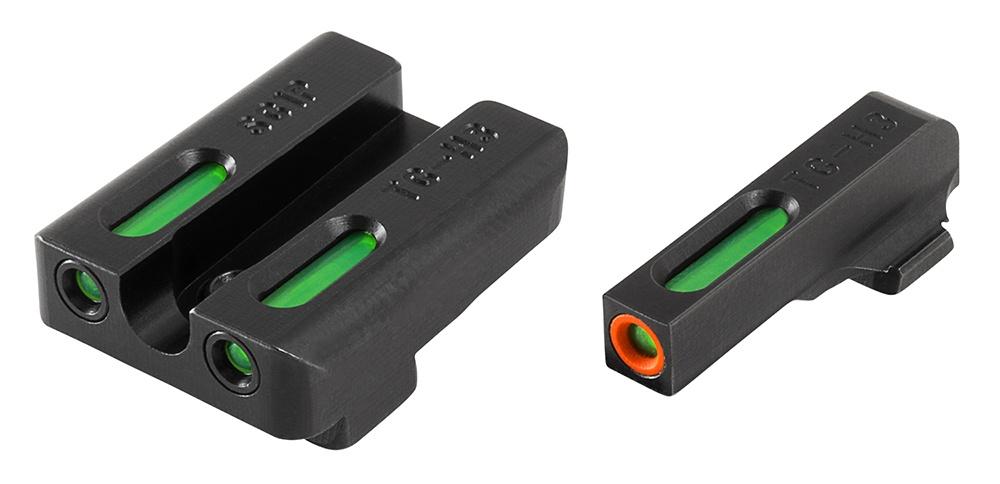 Truglo TFX Pro Tritium/Fiber-Optic Day/Night Sights Fit Sig Sauer #8 front / #8 rear – Orange Outline Front/Rear Green