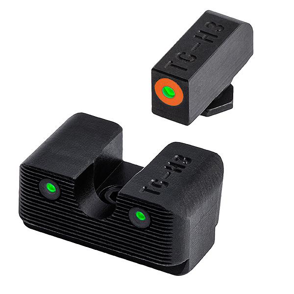 Truglo Tritium Pro Night Sight Set (High) Glock 20 21 25 28 29 30 31 32 37 40 and 41(Excluding M.O.S. models) – Orange