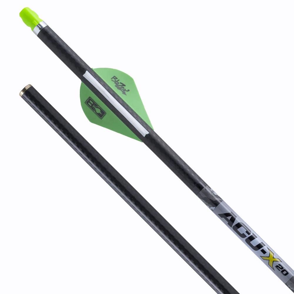 TenPoint ACU-X Premium Carbon Arrows for Rail-Less Forward Draw 20″ .001″ 6/ct