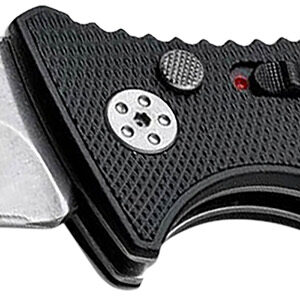 Boker 01BO457 Plus Strike Auto Pocket 3.35" Drop Point Plain Black D2 Steel Blade Aluminum Handle