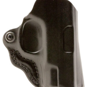 DeSantis Gunhide 019BAB6Z0 Mini Scabbard  OWB Black Leather Belt Slide Fits Glock 17/19/23/32/36 Right Hand