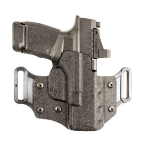 DeSantis Gunhide 195KA0XZ0 Veiled Partner  OWB Black Kydex Belt Slide Fits Springfield Echelon Right Hand