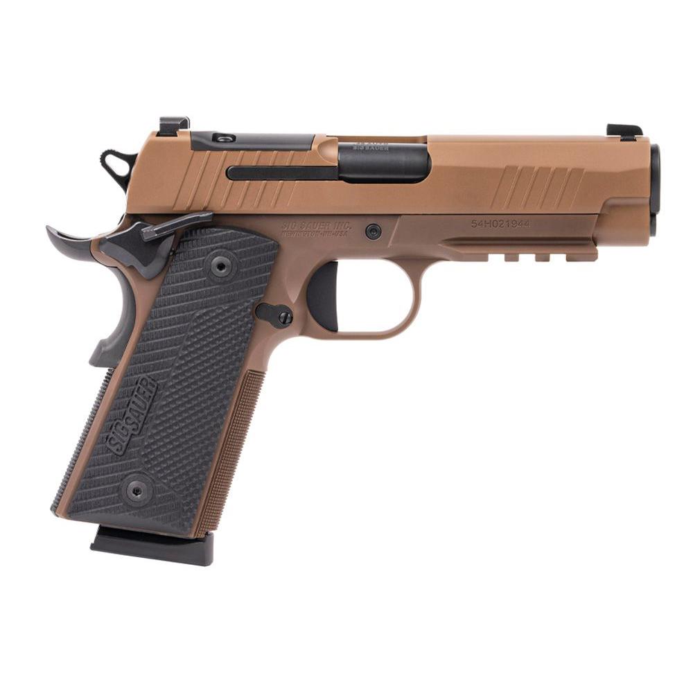 Sig Sauer 1911XCarry Handgun .45 Auto 8rd Magazines(2) 4.25” Barrel Night Sights Coyote