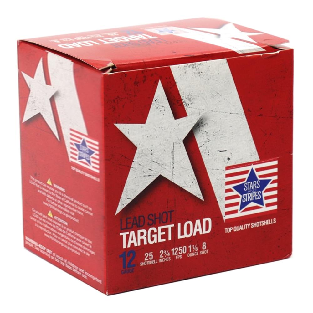 TRZ Trading Target Load Shotshells 12 ga 2-3/4″ 1-1/8 oz 1250 fps #8 25/ct