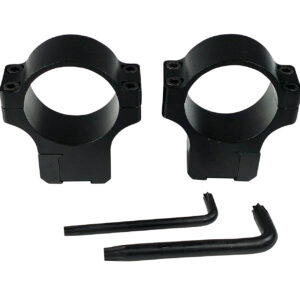 CZ-USA 40087 CZ Rings 457/455  Matte Black 30mm Medium