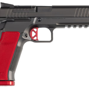 DAN WESSON DWX 9MM 5 OR RAIL RED GRIPS 19RD