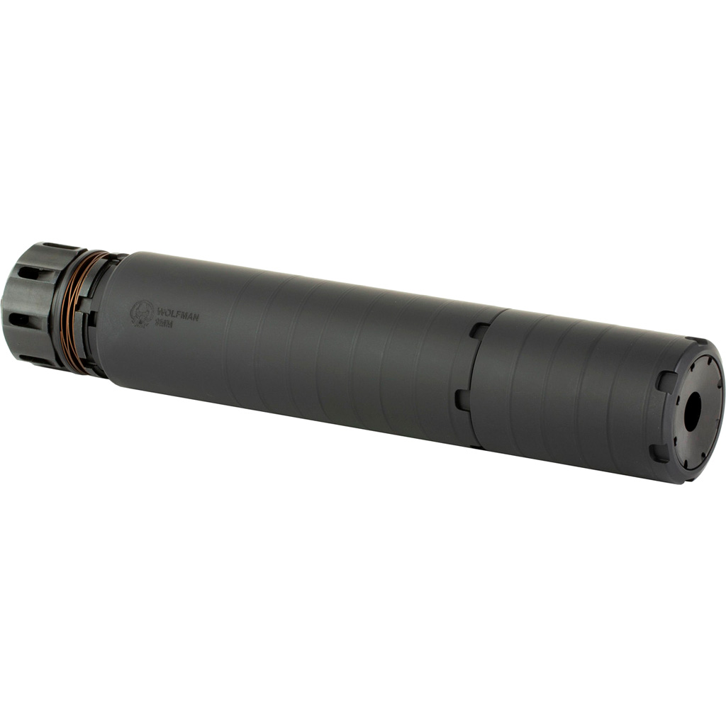 Dead Air Wolfman KMQD Suppressor Kit 9mm w/KeyMicro ADPT & KeyMicro 1/2-28 Brake Black - Image 3