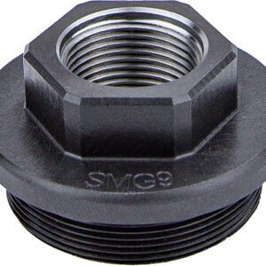 Kgm Suppressors A-SMG9-DTA-S-3 SMG9 Direct Thread Adapter Black Nitride Steel 5/8"x24 Threads