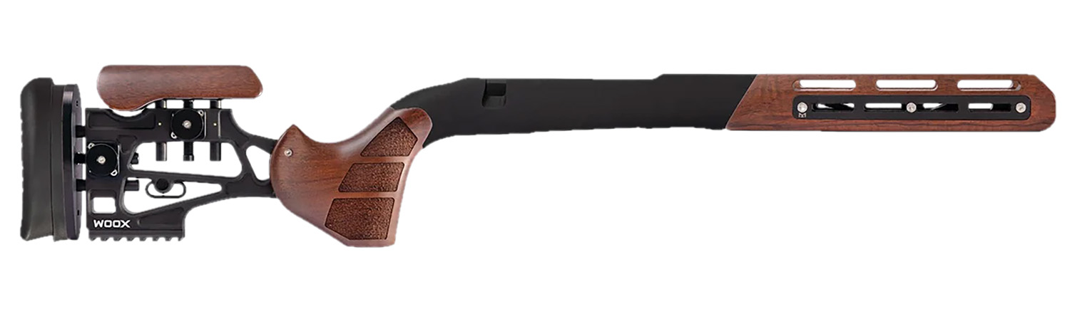 Woox SH.CHS011.17 Furiosa Chassis Walnut Aluminum/Wood Fits Tikka T3/T3X CTR Bolt Action 31″ OAL