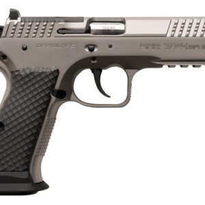 Sarsilmaz SAR7/24SPT 7/24  9mm Luger 17+1 4.40" Stainless Barrel, Matte Stainless Steel Optic Cut/Serrated Slide, Matte Stainless Steel Frame w/Beavertail & Picatinny Rail, Black Polymer Grip