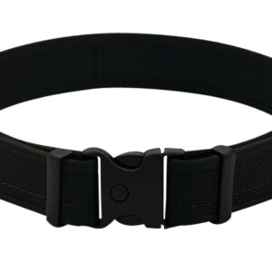 Uncle Mikes-leather(1791) BLTUM40/44MBL Gun Belt  Matte Black Leather 40/44 1.50" Wide Buckle Closure
