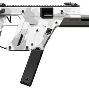 Kriss USA KV453CAD00 Vector CRB Gen3 45 ACP 30+1 16" Black Nitride Threaded Barrel, Arctic Delta Cerakote Receiver w/Picatinny Rail, M-LOK Handguard, Adjustable Folding Black Stock, White Polymer Grip