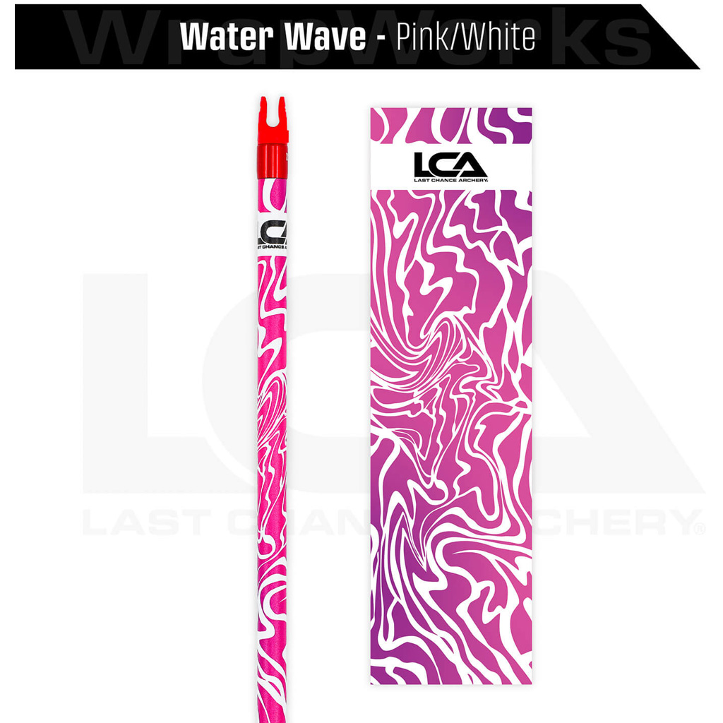 Last Chance WrapWorks Water Wave Pink/White Precision Flex L-Series - Image 2