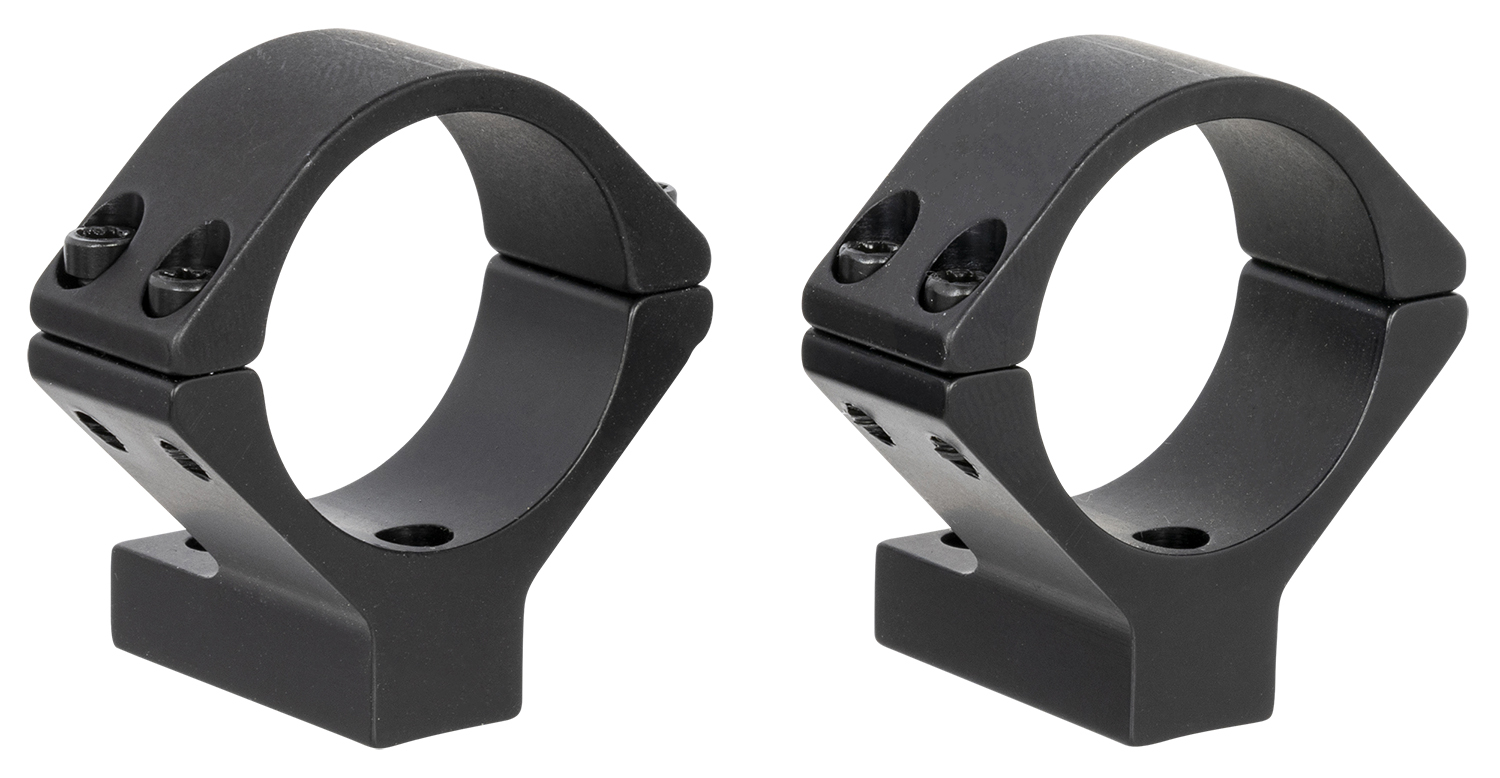 Talley 730759 Scope Mount/Ring Combo  Black Anodized Aluminum 30mm Tube Tikka T1/T1X Low Rings 0 MOA