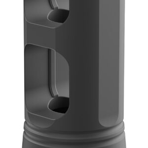 Breek Arms BRK4311 Breek LOK 3QD Gemini Dual-Port Black Nitride Steel 5/8"x24 Threads 30 Cal