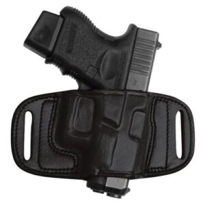 Tagua Gunleather Quick Draw Belt Holster for Colt Gov't 1911 5"/Commander 1911 4"/Officers 1911 3.5"/Most 1911 w/o rail Black Right Hand