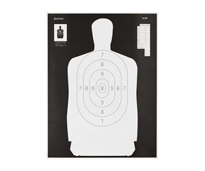 ACTION TGT B34 BLK/WHT SILHO 100PK