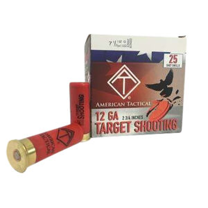 ATI ATIACL12T75 Target Load 12Gauge 2.75" 1oz 7.5Shot 25 Per Box/10 Case