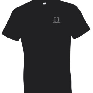 Hornady Gear 30123 Fueled By Hornady  Black Cotton, Short Sleeve Semi-Fitted Large