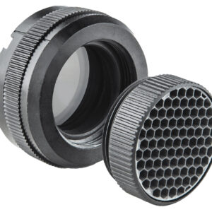Meprolight USA 5626090000 Polarizer/Flash Guard Kit  Rifle Black Compatible w/ Mepro M21