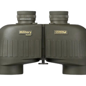 Steiner 2663 M1050 Laser Protection Filter 10x50mm SUMR Military Ranging Reticle Floating Prism Sports-Auto Focus, OD Green Makrolon w/Rubber Armor