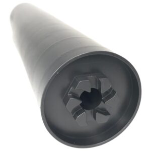 Fuqua Precision Machining DACH30SSBLK Dirty Dachshund 30Cal 1.60" Black 17-4 Stainless Steel 1.375"x24