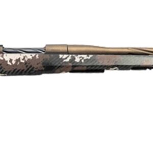 Fierce Firearms  Twisted 6.5 PRC Full Size 6.5 PRC 4+1 22" Smoked Bronze Cerakote Match Grade/Spiral Threaded Stainless Steel Barrel & Drilled & Tapped Receiver, Desert Shadow Camo Push Button Adj Com
