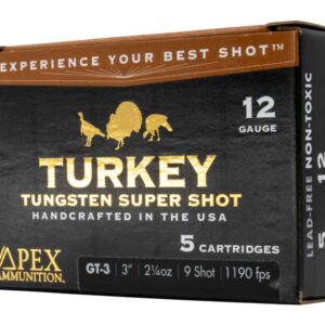 APEX AMMO GT3-9 12G 3 2-1/4 9 5/10