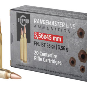 PPU PPRM5561M Rangemaster 5.56 NATO 55gr FMJ Ammunition