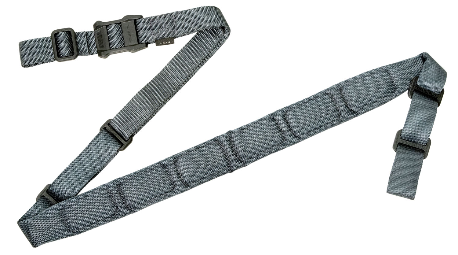 Magpul MS1 Padded Two-Point Rifle Sling - Gray Nylon 48"-60"