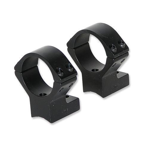 Talley Lightweight Alloy Scope Mounts - Black Anodized - 30mm - High Savage w/Accutrigger Stevens 200 Stiller Predator TC Venture Ruger American