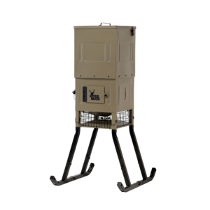 Boss Buck Fill Sled Feeder with Diverter Plate and Solar Panel 300lb