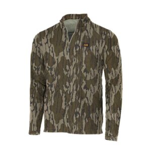 Muddy DV8 Quest Midweight Quarter Zip Sweatshirt Mossy Oak Bottomland 2XL