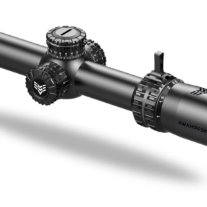 Swampfox Arrowhead LPVO Series Rifle Scope - 1-8x24 30mm SFP Red Guerrilla Dot BDC Long - Black