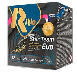 Rio Star Team Evo Spreader 32 Shotshells 12ga 2-3/4" 1-1/8oz 1250 fps #8.5 25/ct