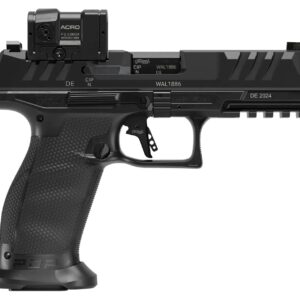 Walther Arms 2880091PRO PDP Pro ACRO Full Size 9mm Luger 10+1 4.50" Black Polygonal Rifled Barrel, Black Serrated w/Optic Slide, Black Polymer Frame w/Picatinny Rail, Textured Polymer Grip, Aimpoint A