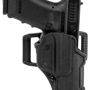 Blackhawk 410757BKR T-Series L2C Non-Light Bearing OWB Black Polymer Belt Slide Fits S&W M&P/SD/Taurus PT 24/7 Pro Right Hand