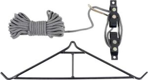30-06 OUTDOORS GAMBREL & HOIST - 4:1 RATIO 500# CAP
