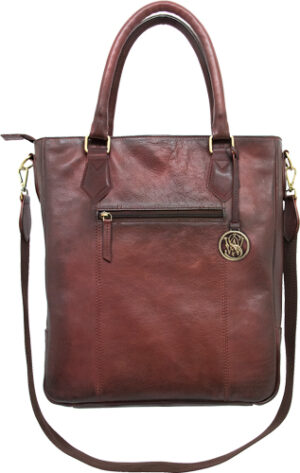CAMELEON S&W FLAT TOTE CC - PURSE BURGUNDY