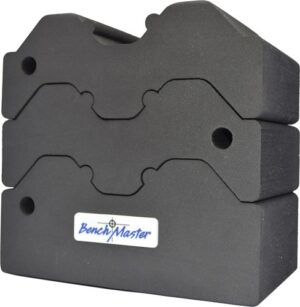 BENCHMASTER WEAPON RACK - ADJUSTABLE 3PIECE BENCH BLOCK