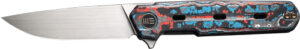 WE KNIFE NAVO 3.25" NEBULA FAT - CARBON FIBER/SATIN LINER LOCK