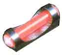 TRUGLO SIGHT LONG BEAD 2.6MM - THREAD FIBER OPTIC RED