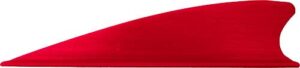 TAC VANES MATRIX 2.25" - SHIELD CUT RED 36 PACK