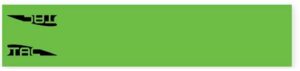 TAC VANES STANDARD ARROW WRAP - 4.675" GREEN 13 PACK