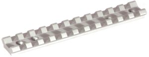 EGW SCOPE BASE RUGER 10-22 - TAKEDOWN PICATINNY RAIL SILVER