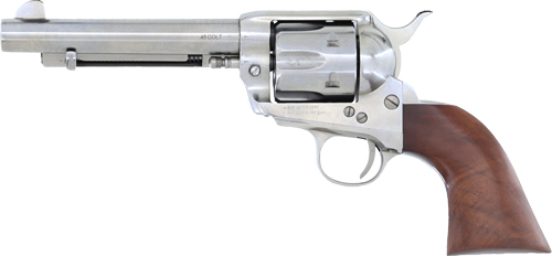 Cimarron Man W/No Name .357 Magnum Frontier Revolver - 5.5" Silver Snake - Image 2