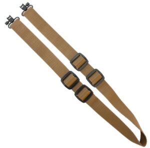 US TACTICAL D6: HUNTING SLING - 2-POINT SLING 1.25" COYOTE